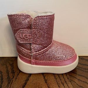 Pink Sparkle UGGS baby size 1 LNC